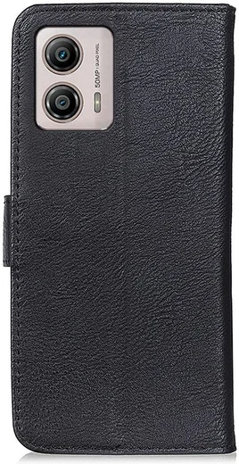 KHAZNEH Motorola Moto G53 Hoesje Portemonnee Book Case Zwart afbeelding 9