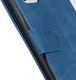 KHAZNEH Motorola Moto E13 Hoesje Retro Wallet Book Case Blauw afbeelding 6