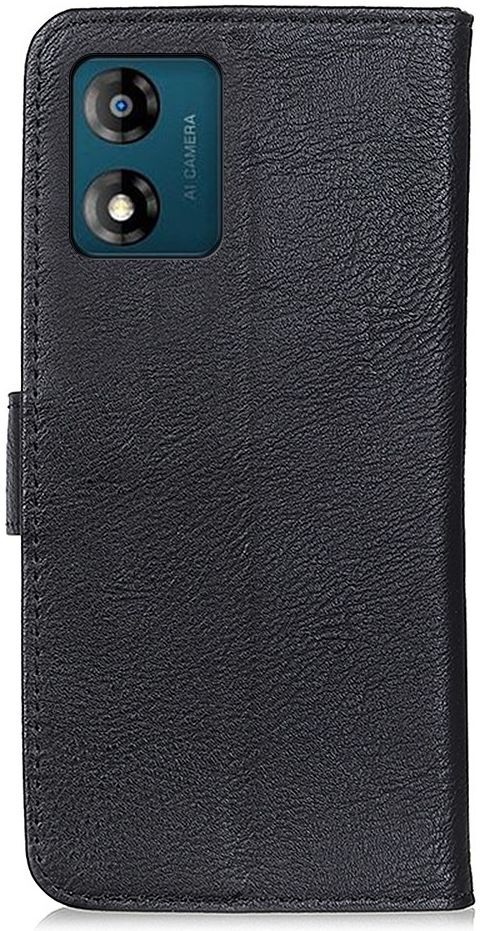 KHAZNEH Motorola Moto E13 Hoesje Portemonnee Book Case Zwart afbeelding 9