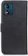 KHAZNEH Motorola Moto E13 Hoesje Portemonnee Book Case Zwart afbeelding 9