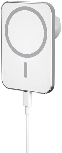 Ventilatierooster MagSafe Telefoonhouder Auto met Opladen 15W Wit afbeelding 2
