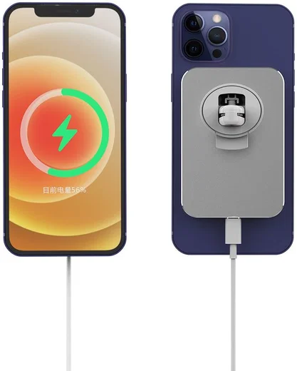 Ventilatierooster MagSafe Telefoonhouder Auto met Opladen 15W Wit afbeelding 9