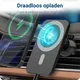 Ventilatierooster MagSafe Telefoonhouder Auto met Opladen 15W Zwart afbeelding 3
