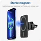 Ventilatierooster MagSafe Telefoonhouder Auto met Opladen 15W Zwart afbeelding 7