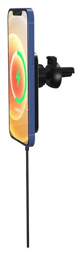 Ventilatierooster MagSafe Telefoonhouder Auto met Opladen 15W Zwart afbeelding 9