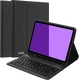 Buddi Zuna Samsung Galaxy Tab A8 Hoes met QWERTY Toetsenbord Book Case Zwart afbeelding 12