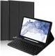 Buddi Zuna Samsung Galaxy Tab S8/S7 Hoes met QWERTY Toetsenbord Book Case Zwart afbeelding 2