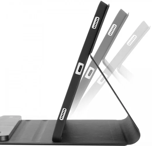 Buddi Zuna Samsung Galaxy Tab S8/S7 Hoes met QWERTY Toetsenbord Book Case Zwart afbeelding 7