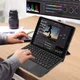 Buddi Thorn iPad 10.2 / Pro 10.5 Hoes met QWERTY Toetsenbord Book Case Zwart afbeelding 9