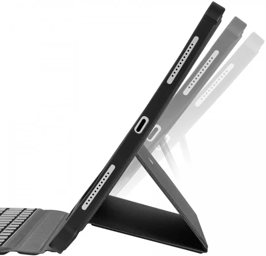 Buddi Thorn iPad Pro 11 2018/2020/2021/2022 Hoes met QWERTY Toetsenbord Zwart afbeelding 6