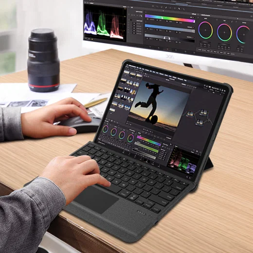 Buddi Thorn iPad Pro 11 2018/2020/2021/2022 Hoes met QWERTY Toetsenbord Zwart afbeelding 9