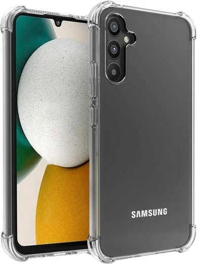 Samsung Galaxy A34 Hoesje Schokbestendig en Dun TPU Transparant afbeelding 1