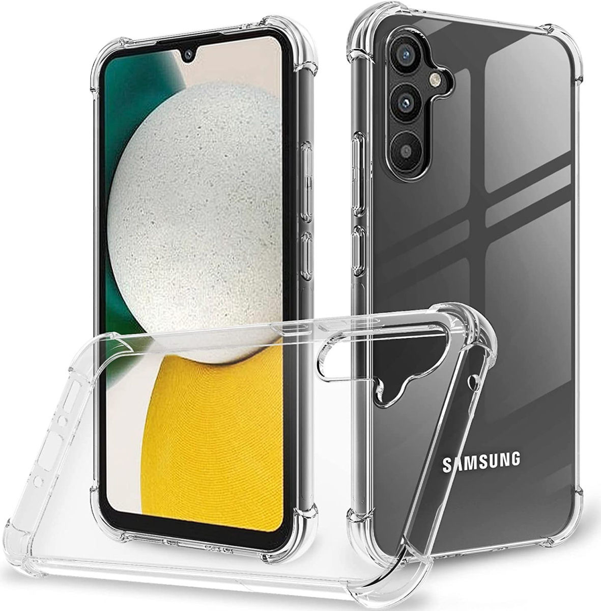 Samsung Galaxy A34 Hoesje Schokbestendig en Dun TPU Transparant afbeelding 12