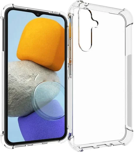 Samsung Galaxy A54 Hoesje Schokbestendig en Dun TPU Transparant afbeelding 1