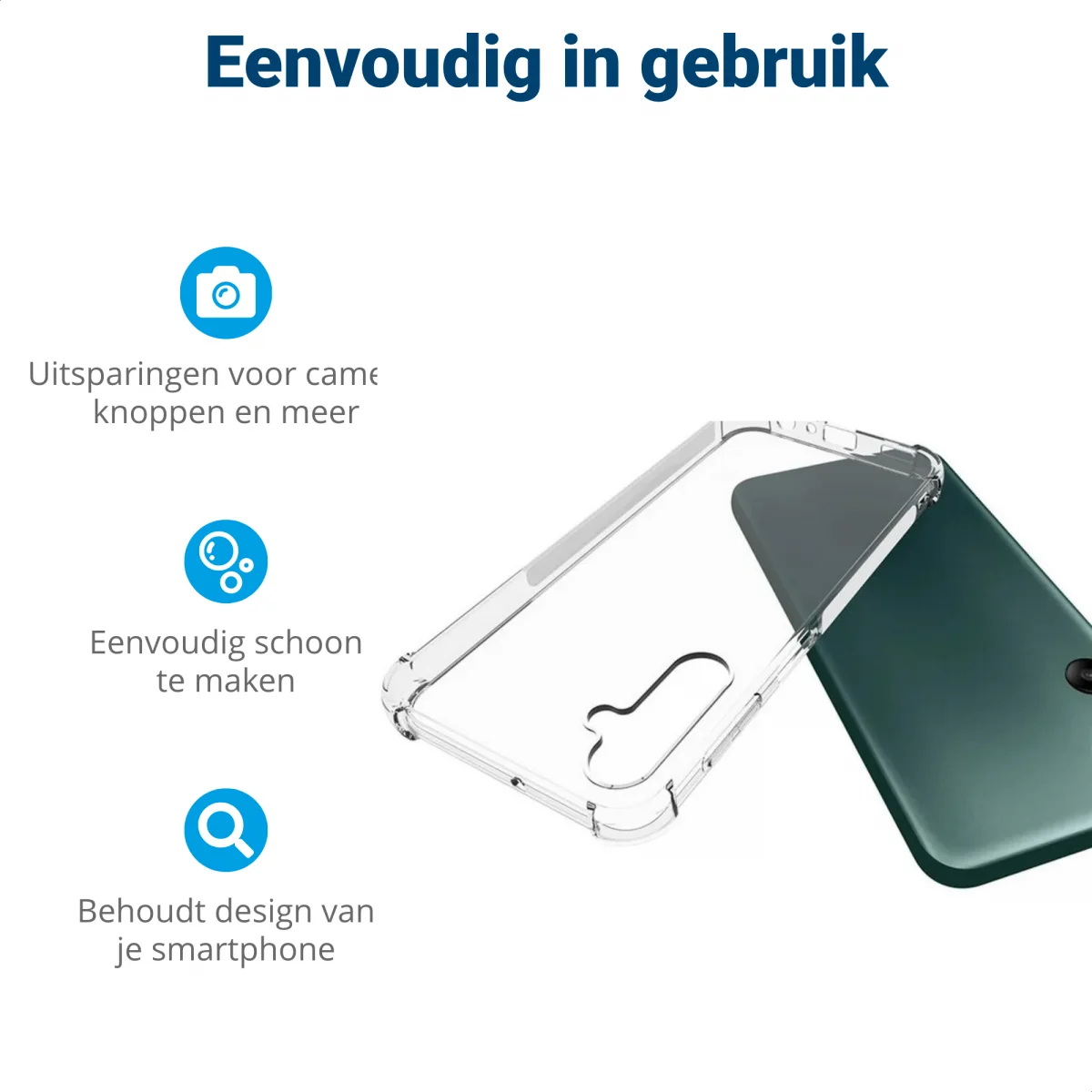 Samsung Galaxy A24 Hoesje Schokbestendig en Dun TPU Transparant afbeelding 7