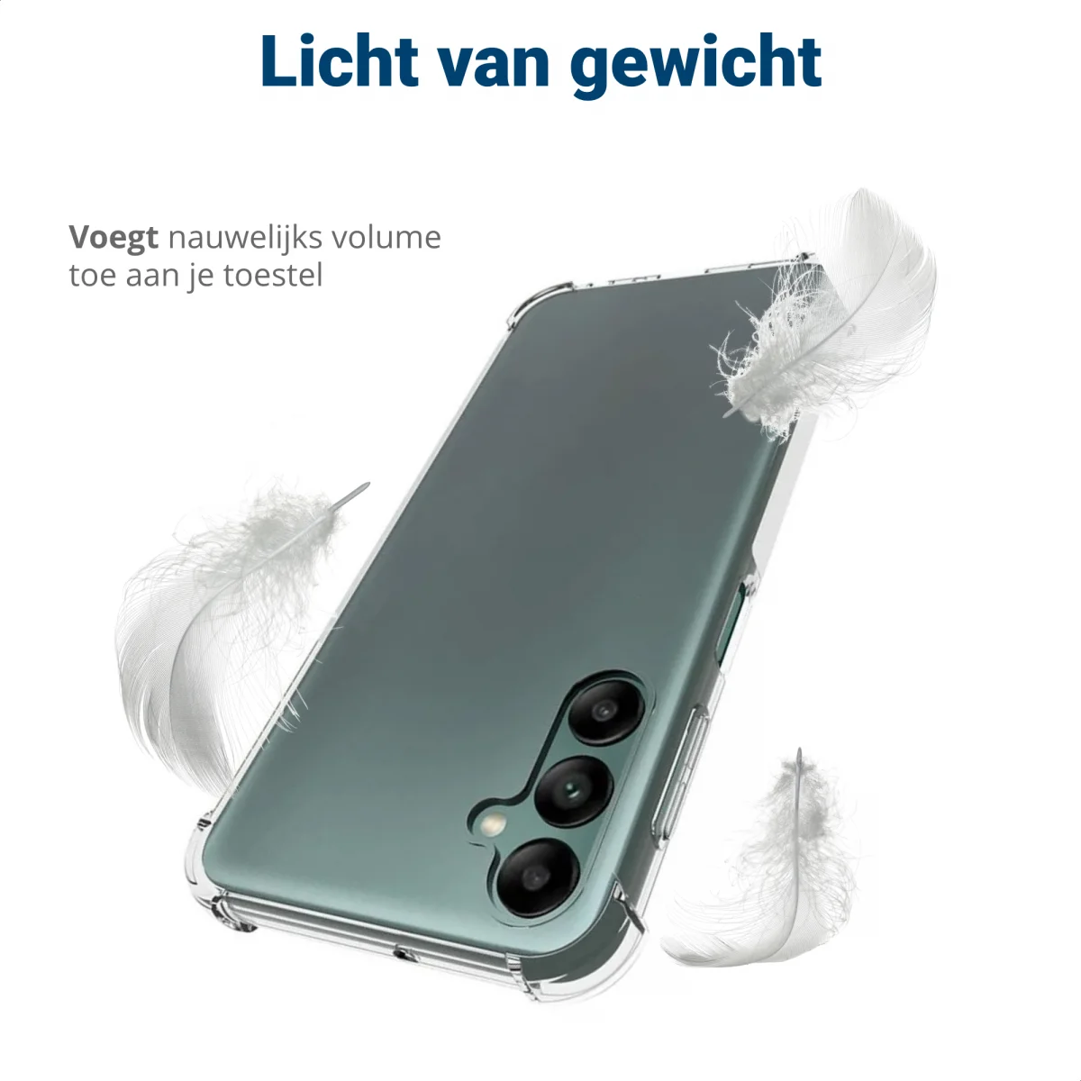 Samsung Galaxy A24 Hoesje Schokbestendig en Dun TPU Transparant afbeelding 6