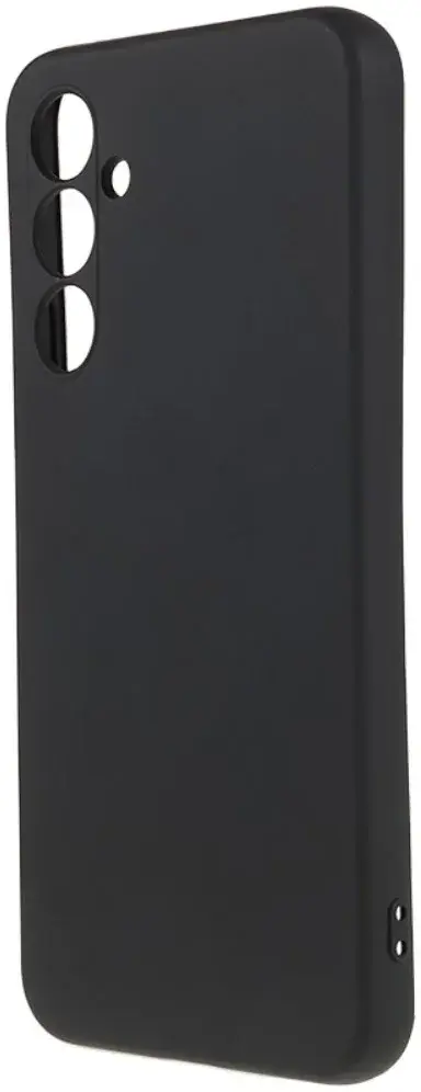 Samsung Galaxy A34 Hoesje Dun TPU Matte Back Cover Zwart afbeelding 2