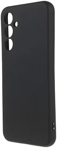 Samsung Galaxy A34 Hoesje Dun TPU Matte Back Cover Zwart afbeelding 2