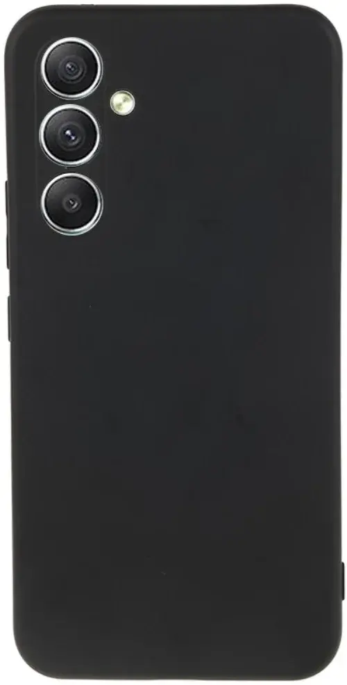 Samsung Galaxy A34 Hoesje Dun TPU Matte Back Cover Zwart afbeelding 1