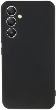 Samsung Galaxy A34 Hoesje Dun TPU Matte Back Cover Zwart