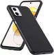 Motorola Moto G73 Hoesje Dun TPU Matte Back Cover Zwart afbeelding 3