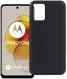 Motorola Moto G73 Hoesje Dun TPU Matte Back Cover Zwart afbeelding 1