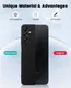 Samsung Galaxy A24 Hoesje Dun TPU Matte Back Cover Zwart afbeelding 6