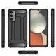 Samsung Galaxy A34 Hoesje Shock Proof Hybride Back Cover Zwart afbeelding 2