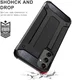 Samsung Galaxy A34 Hoesje Shock Proof Hybride Back Cover Blauw afbeelding 4