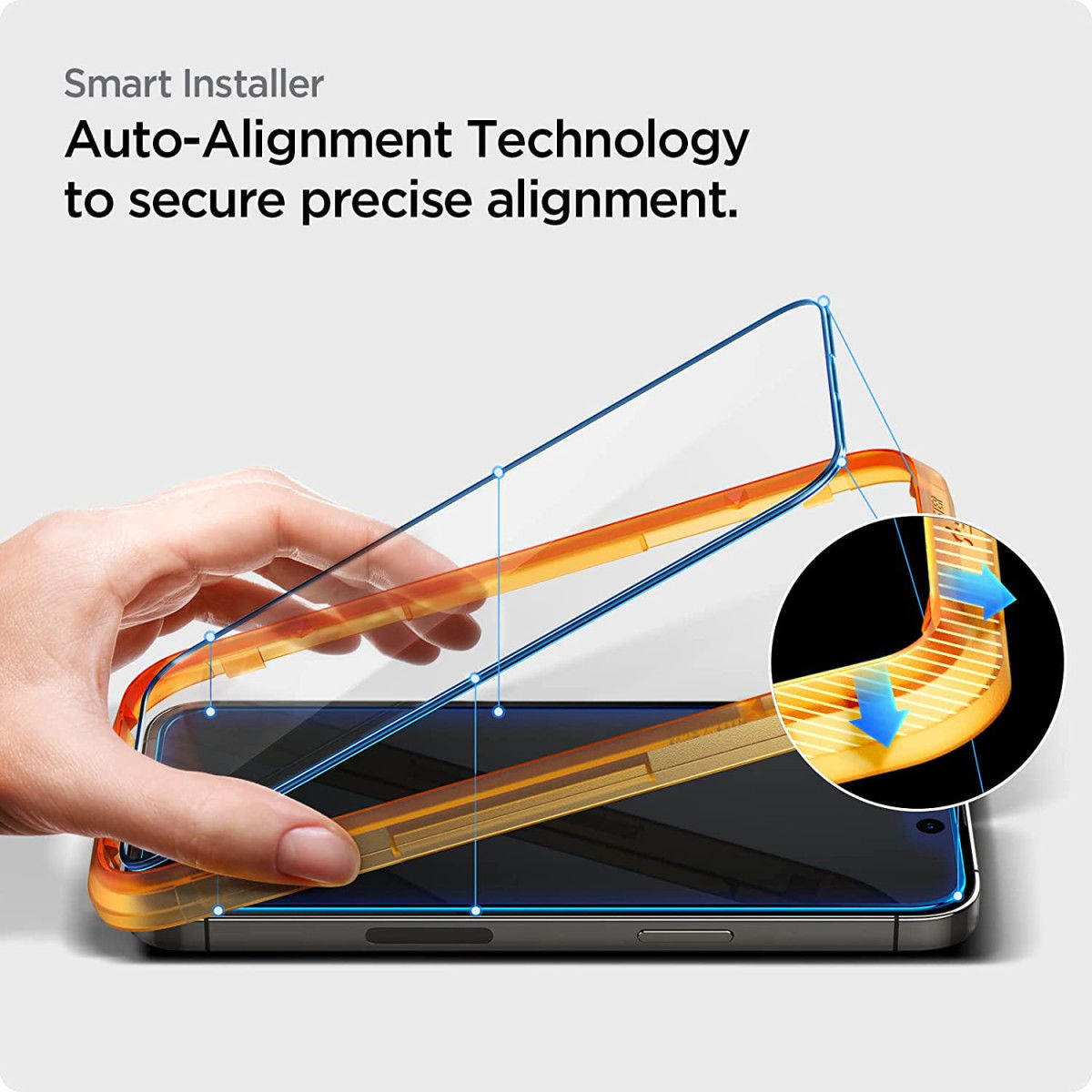 Spigen AlignMaster Apple iPhone 14 Pro Max Tempered Glass (2-Pack) afbeelding 3
