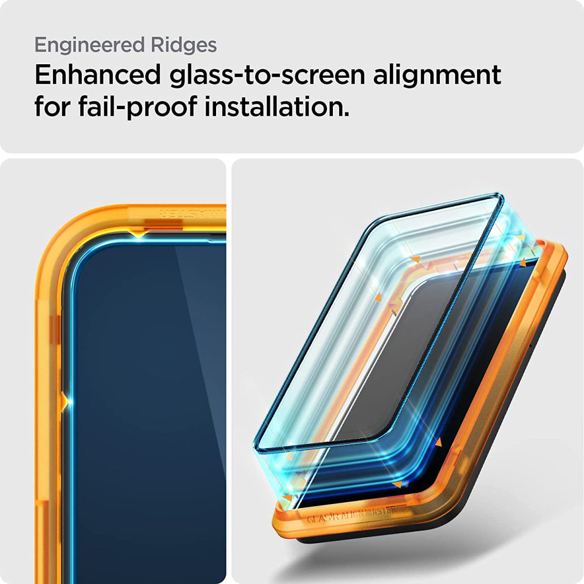 Spigen AlignMaster Apple iPhone 14 Pro Max Tempered Glass (2-Pack) afbeelding 4