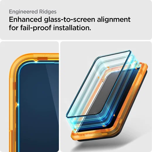 Spigen AlignMaster Apple iPhone 14 Pro Max Tempered Glass (2-Pack) afbeelding 4