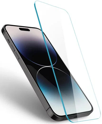 Spigen Glas t.R Slim iPhone 14 Pro Max Screen Protector Transparant afbeelding 2
