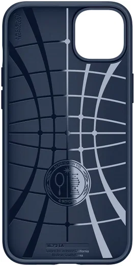 Spigen Liquid Air Apple iPhone 14 Hoesje Back Cover Blauw afbeelding 12