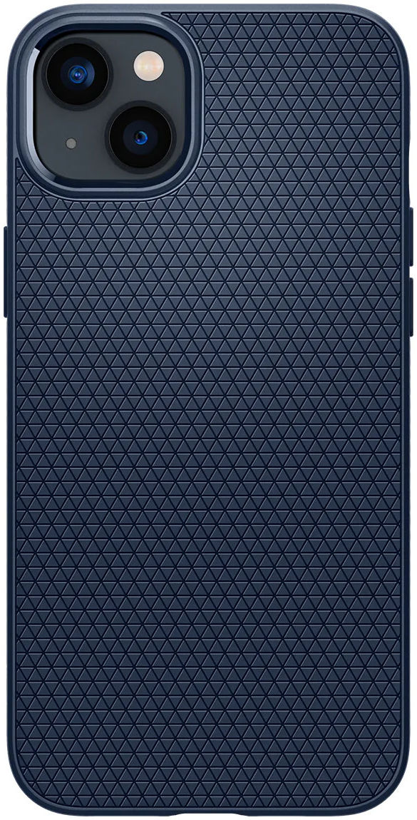 Spigen Liquid Air Apple iPhone 14 Hoesje Back Cover Blauw afbeelding 9