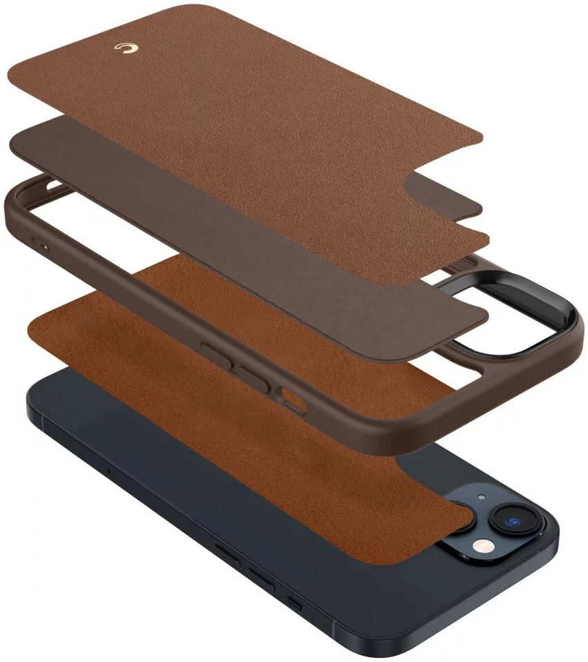 Spigen Cyrill Kajuk iPhone 14 Plus Hoesje MagSafe Back Cover Bruin afbeelding 11