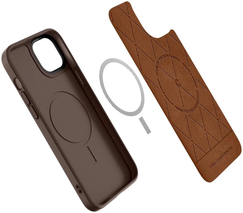 Spigen Cyrill Kajuk iPhone 14 Plus Hoesje MagSafe Back Cover Bruin afbeelding 12