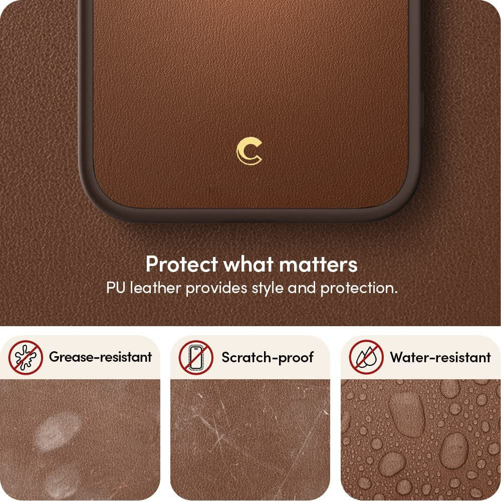 Spigen Cyrill Kajuk iPhone 14 Plus Hoesje MagSafe Back Cover Bruin afbeelding 6