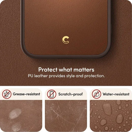 Spigen Cyrill Kajuk iPhone 14 Plus Hoesje MagSafe Back Cover Bruin afbeelding 6