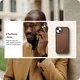 Spigen Cyrill Kajuk iPhone 14 Plus Hoesje MagSafe Back Cover Bruin afbeelding 7