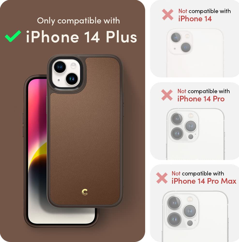 Spigen Cyrill Kajuk iPhone 14 Plus Hoesje MagSafe Back Cover Bruin afbeelding 8
