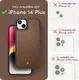Spigen Cyrill Kajuk iPhone 14 Plus Hoesje MagSafe Back Cover Bruin afbeelding 8