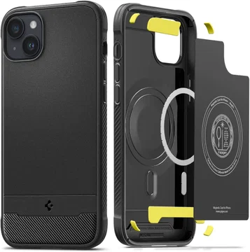 Spigen Rugged Armor Apple iPhone 14 Hoesje MagSafe Back Cover Zwart
