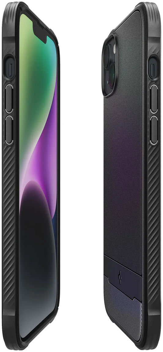 Spigen Rugged Armor Apple iPhone 14 Hoesje MagSafe Back Cover Zwart afbeelding 14