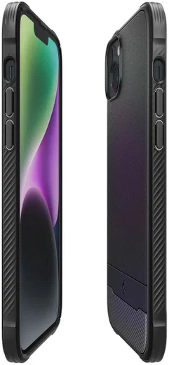 Spigen Rugged Armor Apple iPhone 14 Hoesje MagSafe Back Cover Zwart afbeelding 14