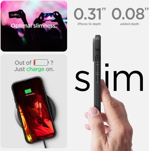 Spigen Rugged Armor Apple iPhone 14 Hoesje MagSafe Back Cover Zwart afbeelding 8