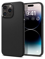Spigen Liquid Air Apple iPhone 14 Pro Hoesje Back Cover Zwart afbeelding