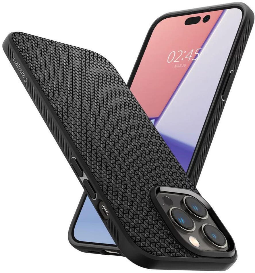 Spigen Liquid Air Apple iPhone 14 Pro Hoesje Back Cover Zwart afbeelding 13