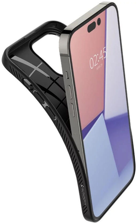 Spigen Liquid Air Apple iPhone 14 Pro Hoesje Back Cover Zwart afbeelding 2