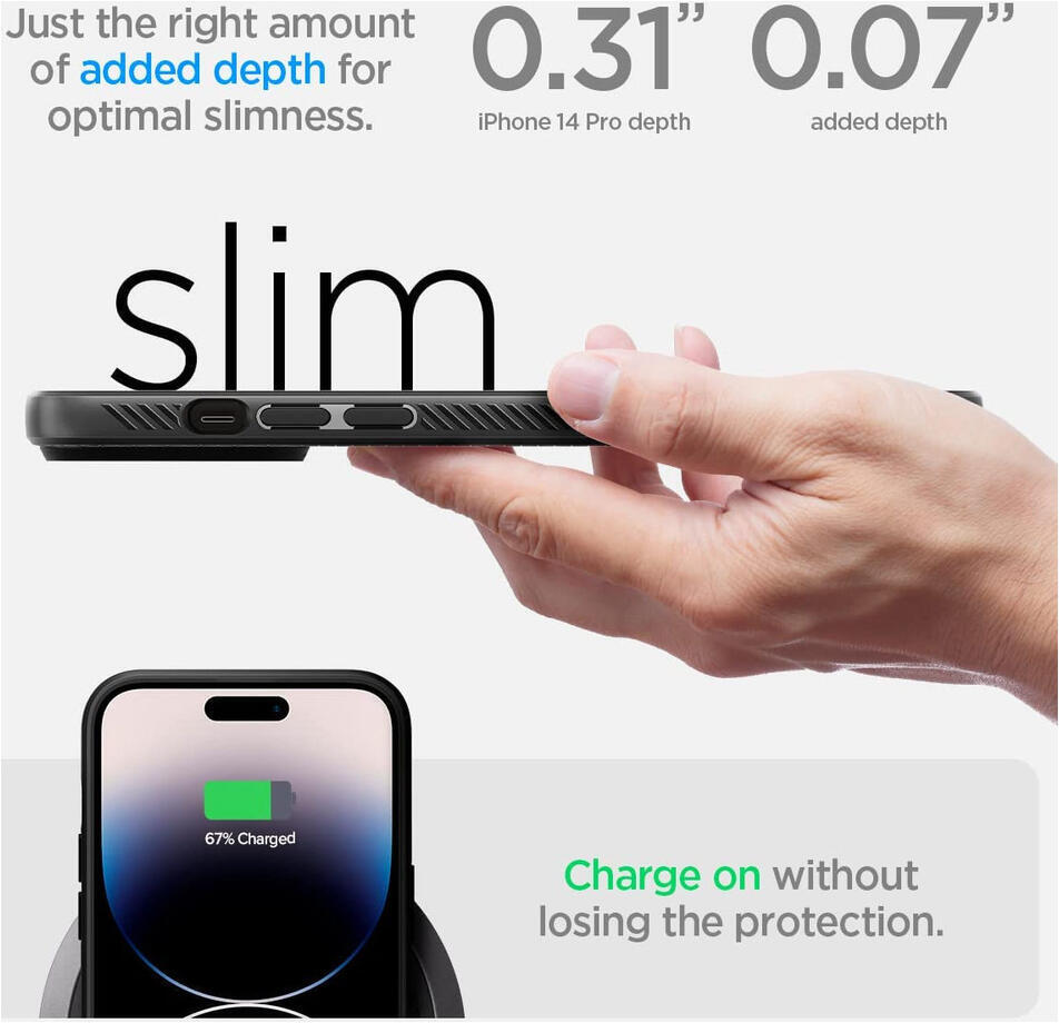 Spigen Liquid Air Apple iPhone 14 Pro Hoesje Back Cover Zwart afbeelding 5